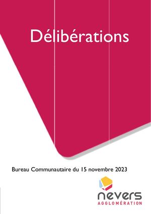 Délibérations Bc 15 11 2023