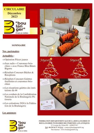 Circulaire Décembre 2023