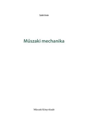 TM-21011/K Műszaki mechanika