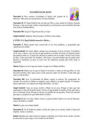 Nacimiento De Jesús