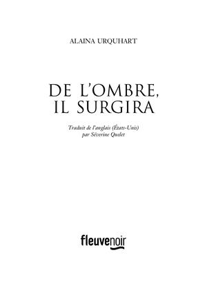 De l'ombre, il surgira Alaina Urquhart