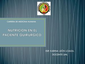 Nutricion Parenteral