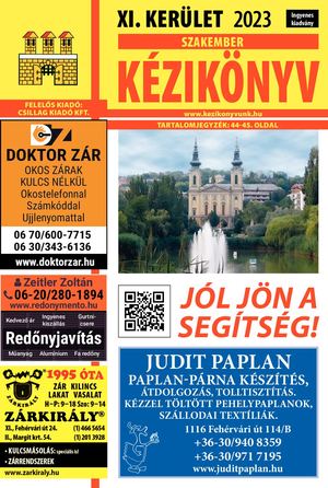 Tizenegyedik Kerület Kézikönyve 2023 Netre