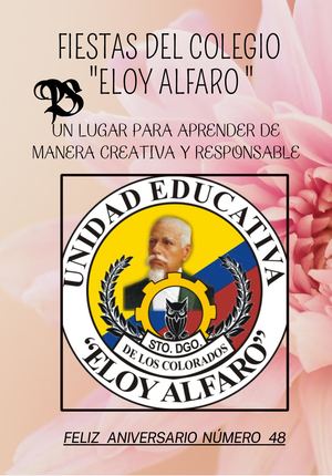 Revista De Las Fiestas Del Colegio Eloy Alfaro (1)