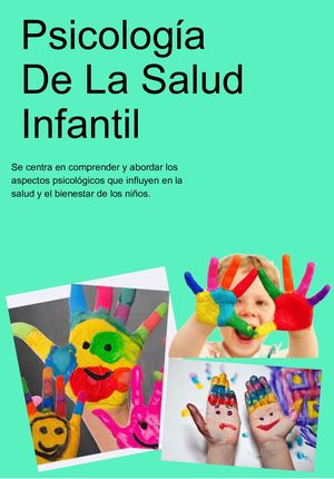 Psicologia De La Salud Infantil