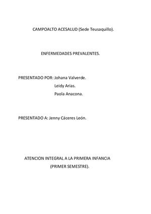 Enfermedades Prevalentes