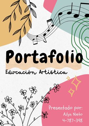 Portafolio De Educación Artística