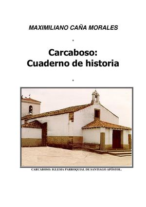 CARCABOSO. HISTORIA Y TRADICIÓN