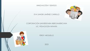 Innovación Y Sentido