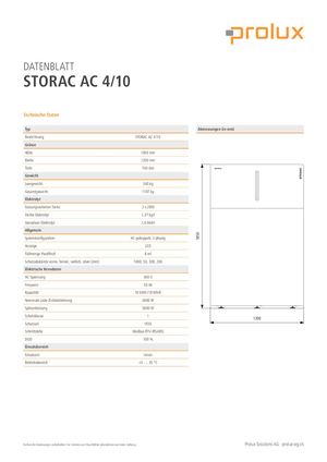 PRO Storac Datenblatt AC 4/10 DE