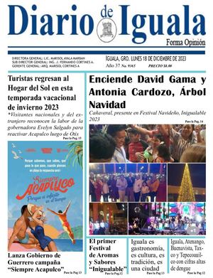 Lunes 18 De Diciembre De 2023 Diario De Iguala