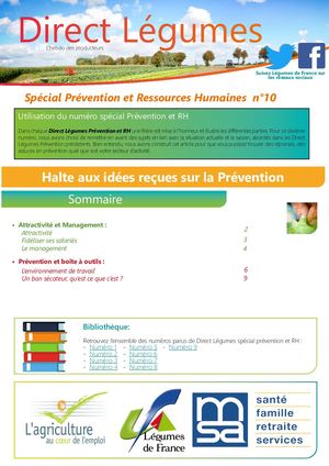Direct Légumes Prévention N°10