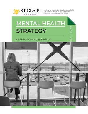 St Clair College Mental Health Strategy 2023 2028