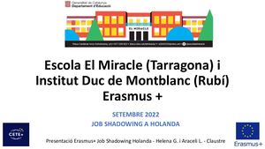 Presentació Erasmus+ Job Shadowing Holanda Helena Garcia I Araceli Luque Claustre Pptx (2)