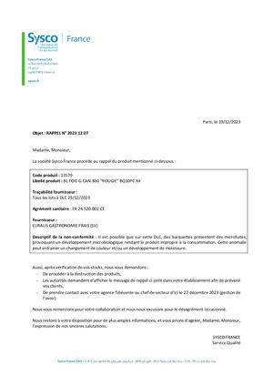 Courrierclient Foie gras TR