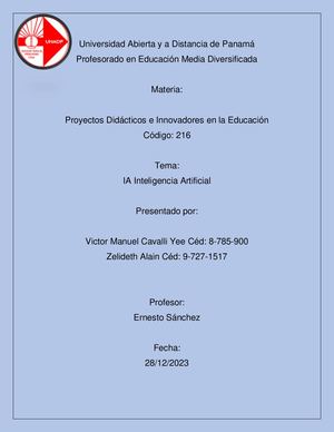 (IA) Inteligencia Artificial - Trabajo Grupal
