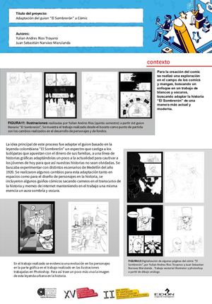 Adaptación del guion “El Sombrerón a Cómic”