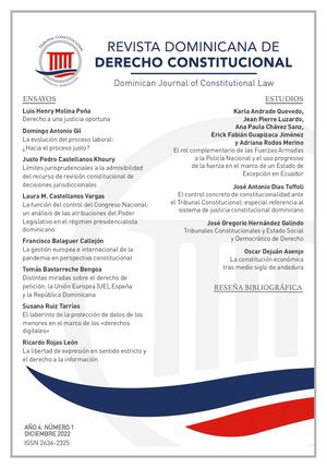 Revista Dominicana De Derecho Constitucional Año 4 Número 1