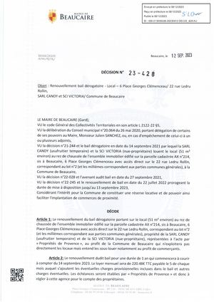 Parution Des Actes Administratifs Du 8 Décembre 2023