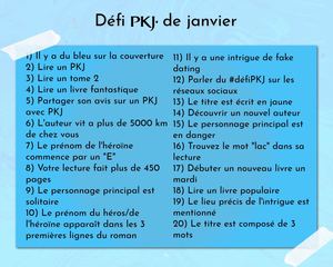 Défi PKJ janvier 2024
