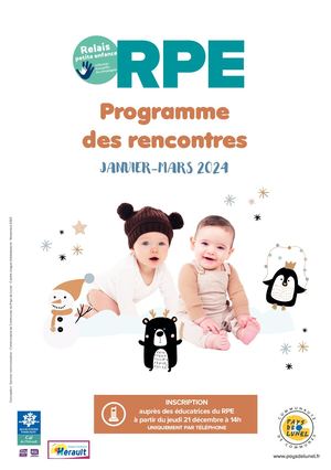 Programme du Rpe du 1er trimestre 2024