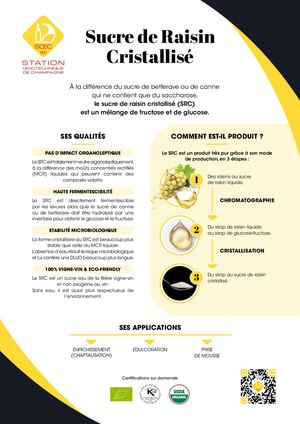 Sucre de Raisin Cristallisé SOEC - SIVAL