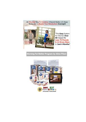 The Morning Fat Melter Program By Aline Pilani