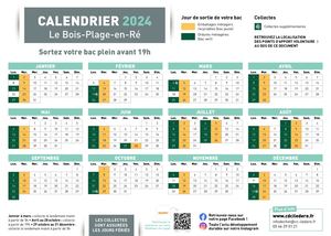 Calendriers Particuliers 2024 Le Bois Plage En Re