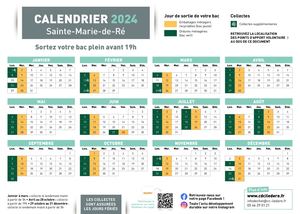 Calendriers Particuliers 2024 Sainte Marie De Re