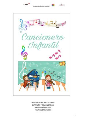 CANCIONERO INFANTIL