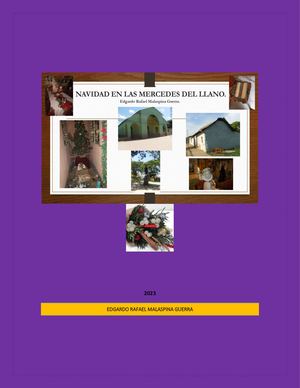 Navidad En Las Mercedes Del Llano Edgardo R Malaspina Guerra