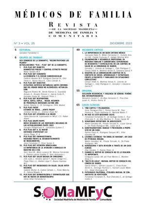 Revista Médicos de Familia vol. 25 nº 3 diciembre 2023