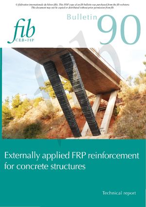 Externally applied FRP reinforcement for concrete structures (PDF)