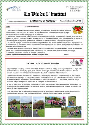 Journal Nov Dec 2023