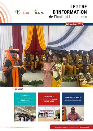 Lettre D'information De L'institut Ucac Icam Decembre 2023
