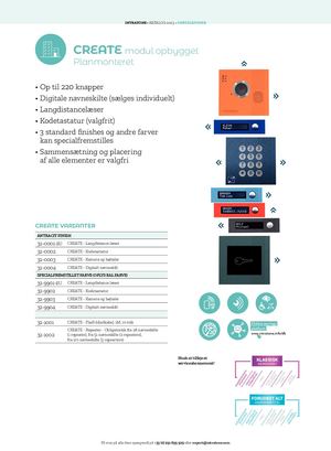 CREATE Modul Opbygget