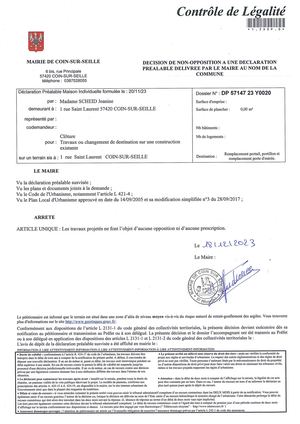 Arrêté Dp5714723y0020