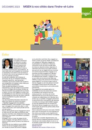 MGEN à vos côtés dans l'Indre-et-Loire - Décembre 2023