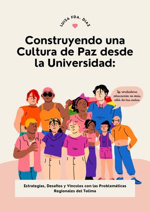 Estrategias, Desafíos Y Vínculos Con Las Problemáticas Regionales Del Tolima