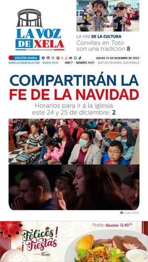 EDICIÓN DIGITAL #1657 del diario LA VOZ DE XELA