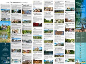 Touristic map Vichy agglomeration