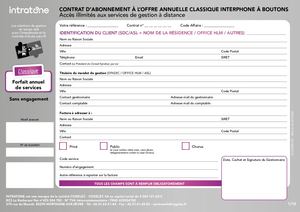 2024 Contrat Annuel CLASSIQUE PAB