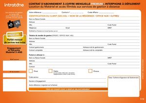 2024 contrat premium défilement