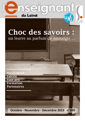 Publication du SE-Unsa Loiret de décembre 2023