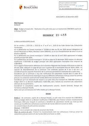 Fichier Parution Des Décisions 23 455 à 23 457 Du 22 12 2023