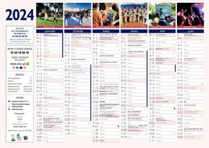 Calendrier 2024 de la ville de Gif-sur-Yvette