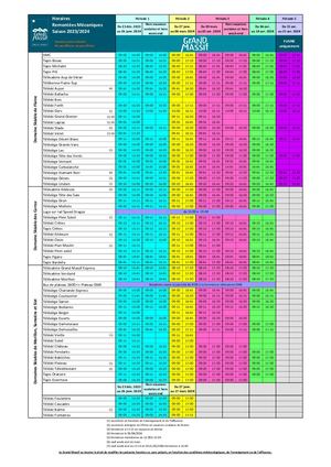 23 24 Grand Massif Horaire Rm
