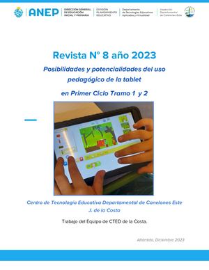 Revista Nº8  CTED Canelones Costa 2023