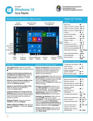 Windows 10 Espanol Guia Rapida