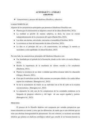 Filosofia De La Educación Idealismo En Grecia